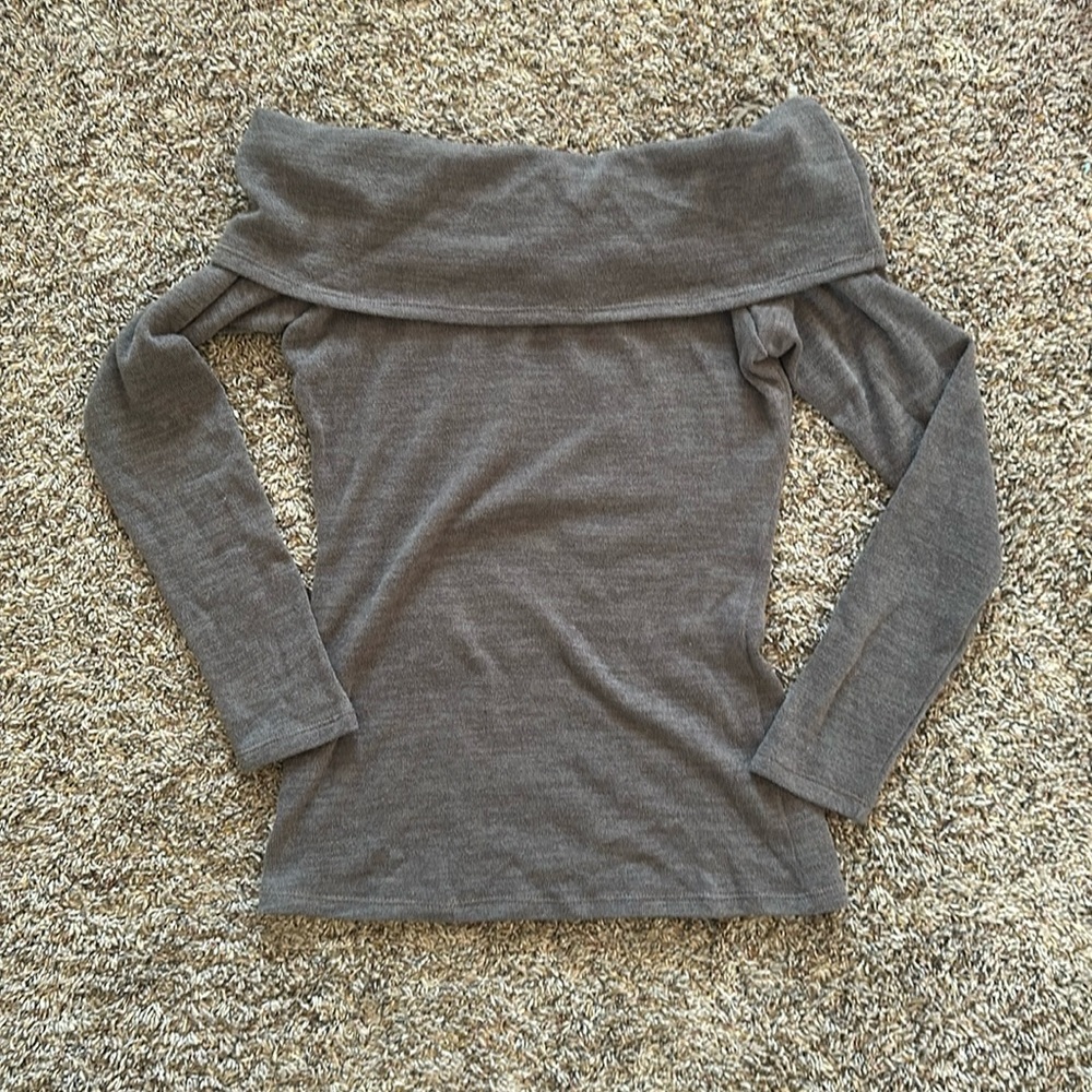 Off Shoulder Long Sleeve Shirt - Med - Fashion Nova